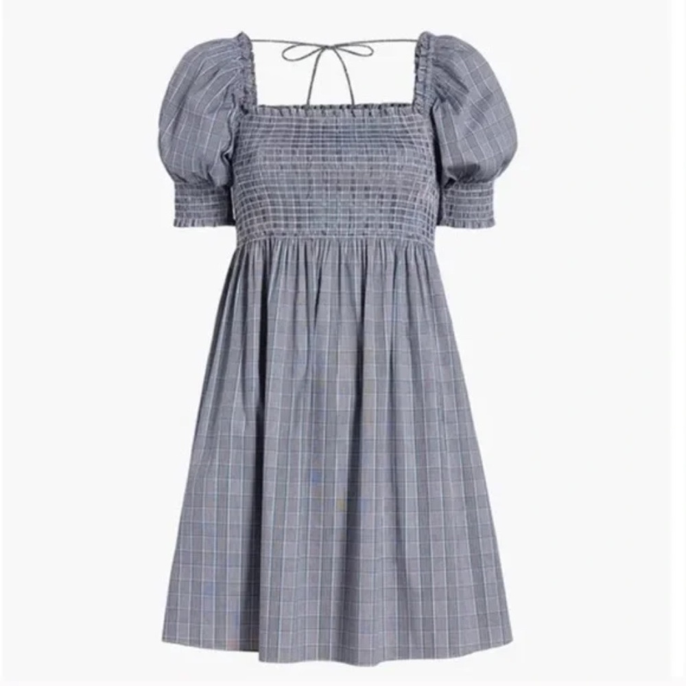 NWT Hill House Athena Dress in Tai Check (XS) 💙